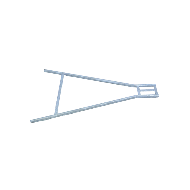 Vägbock för 1 bräda i varmförzinkat stål