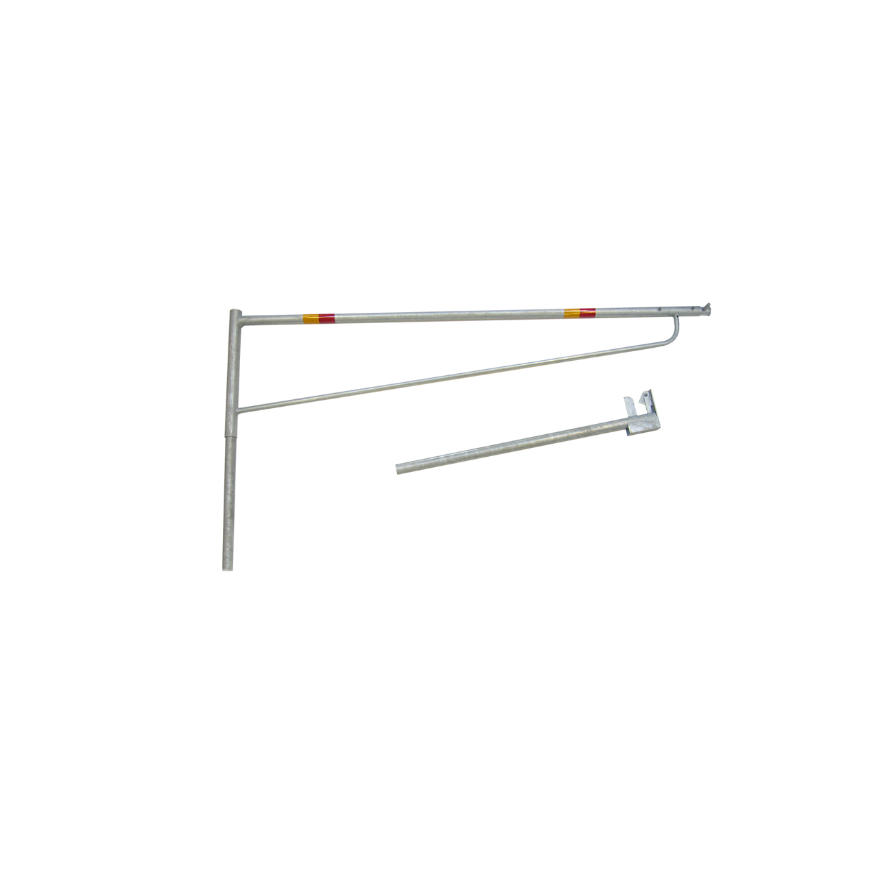 Avstängningsgrind 2,7-5 meter, stål, varmförzinkad