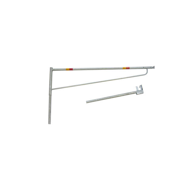 Avstängningsgrind 2,7-5 meter, stål, varmförzinkad