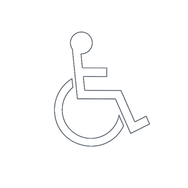 Handikappsymbol premark 1200x1010mm 5 st/förpackni