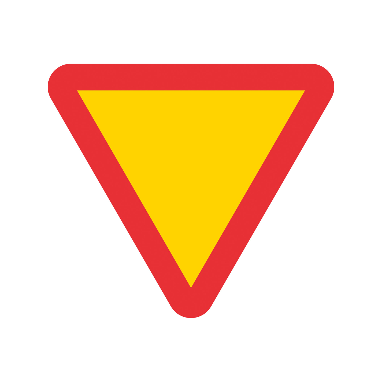 Väjning B1 Väjningsplikt