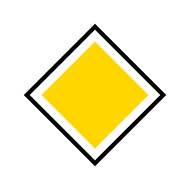 Väjning B4 Huvudled