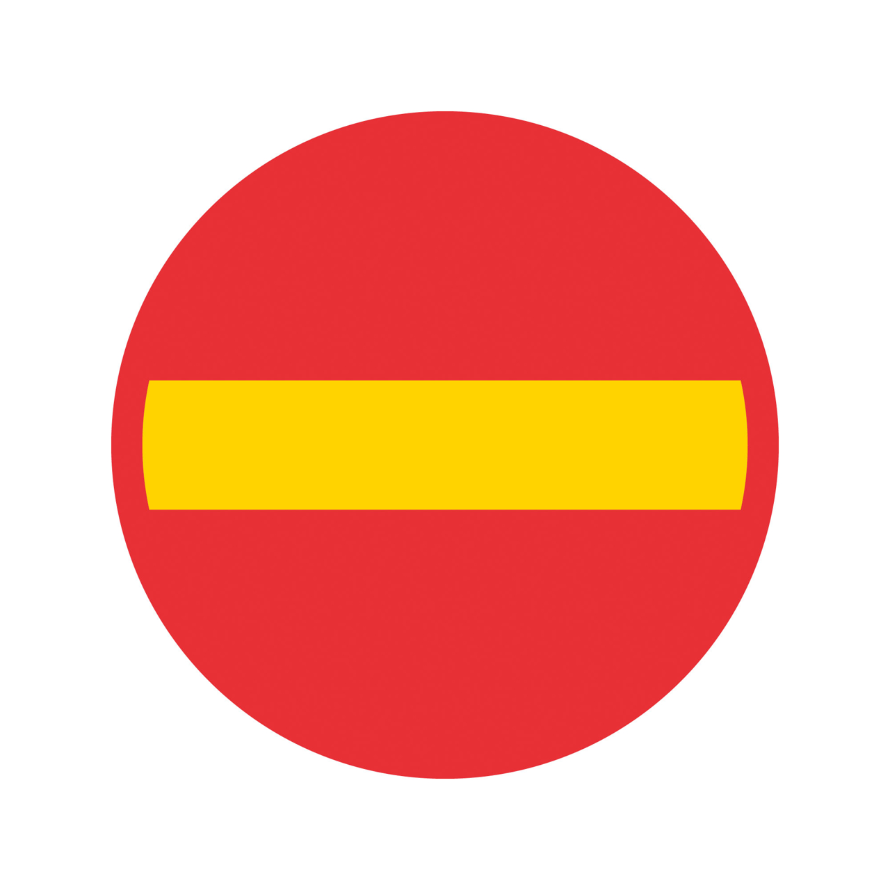 Förbud C1 Förbud mot infart med fordon