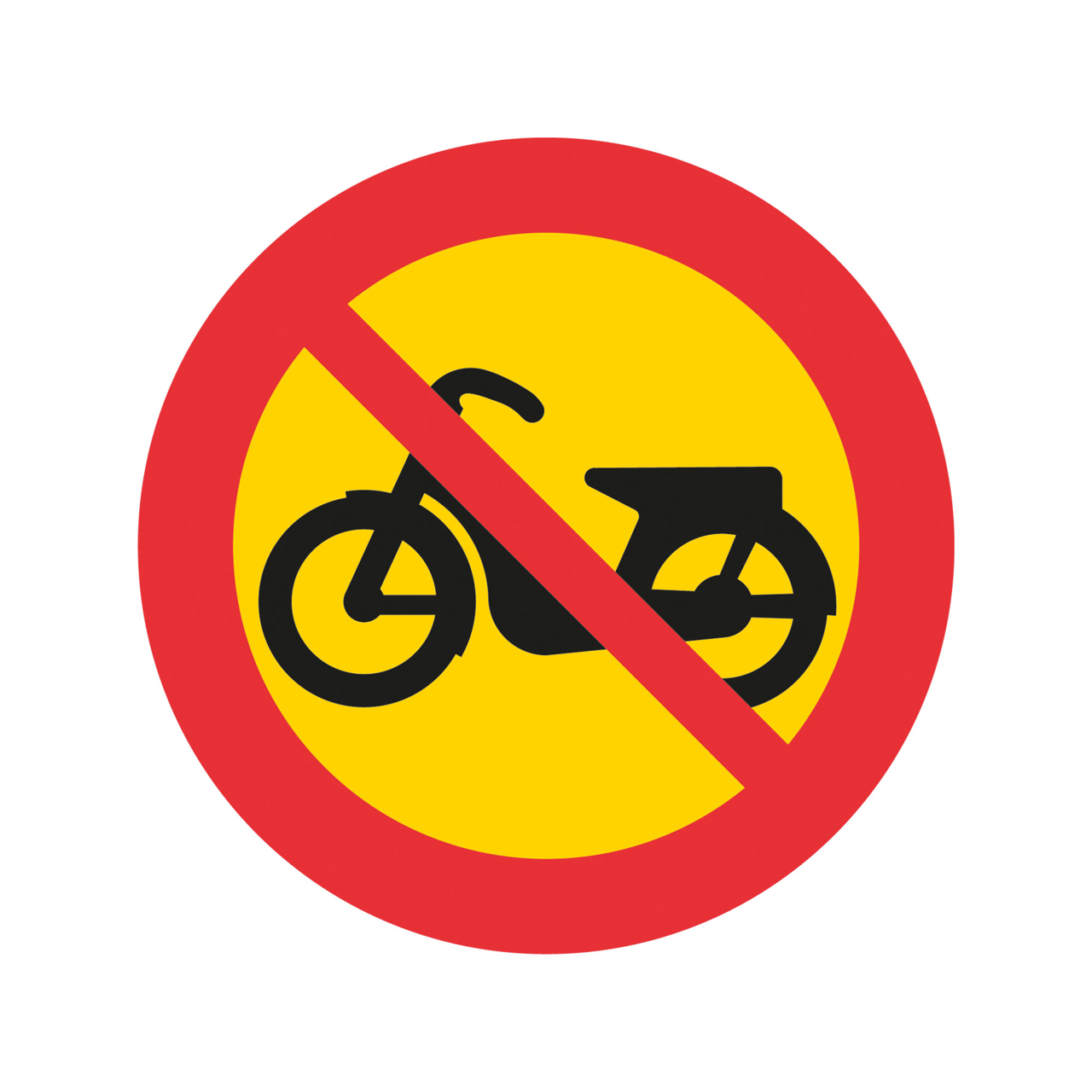 Förbud C11 Förbud mot trafik med moped klass II