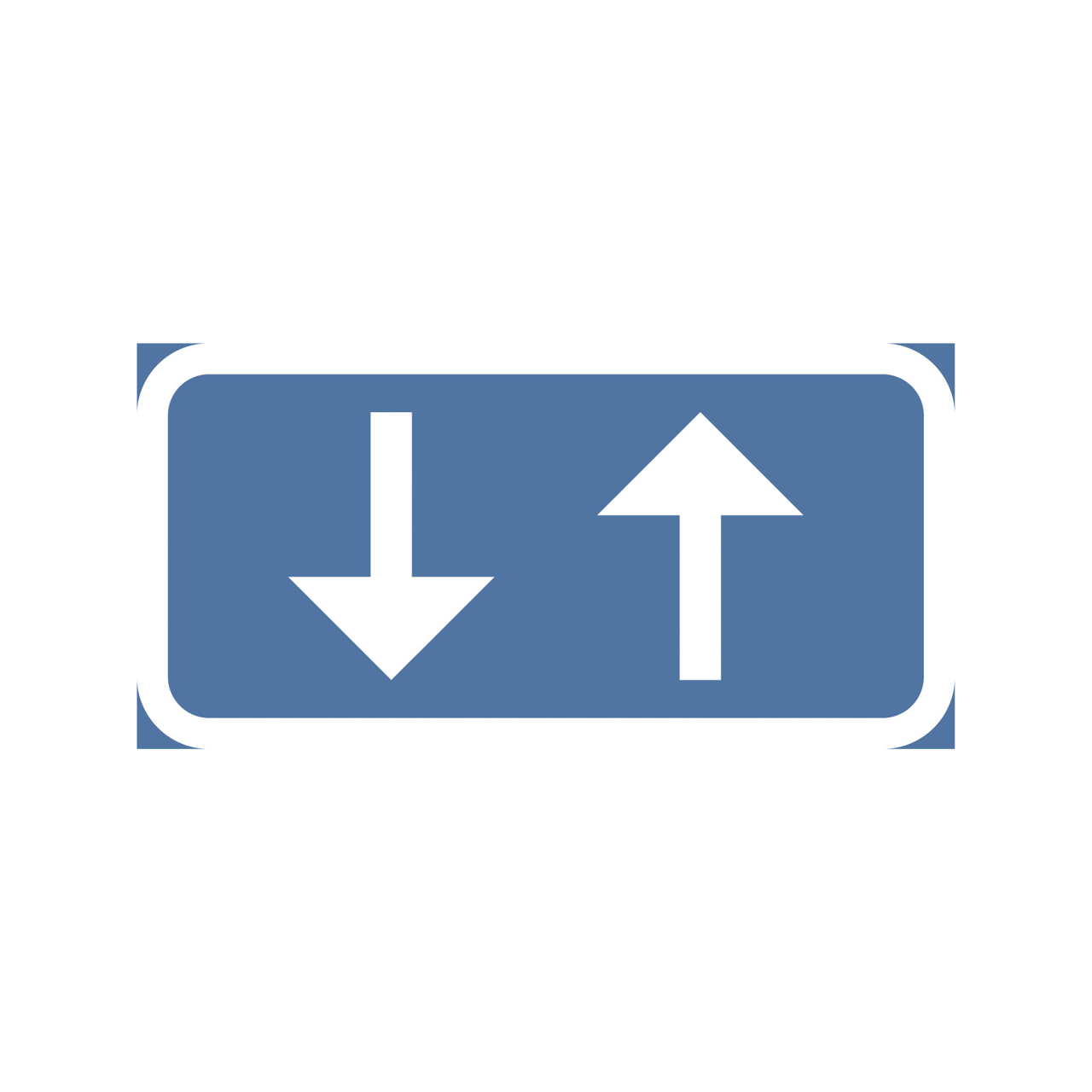 T-tavla T22 Dubbelvisande Trafik 400x200mm