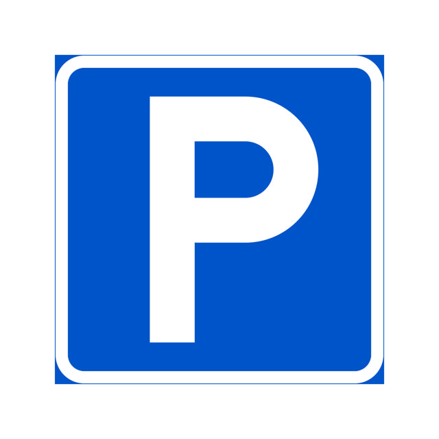 Anvisning E19-1 Enkelsidig Parkering