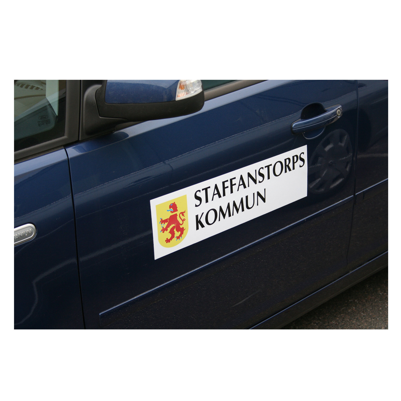 Magnet fordonskylt logga NR