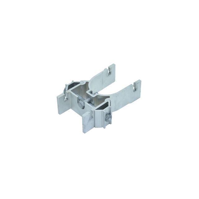 Dubbelklammer aluminium 60mm