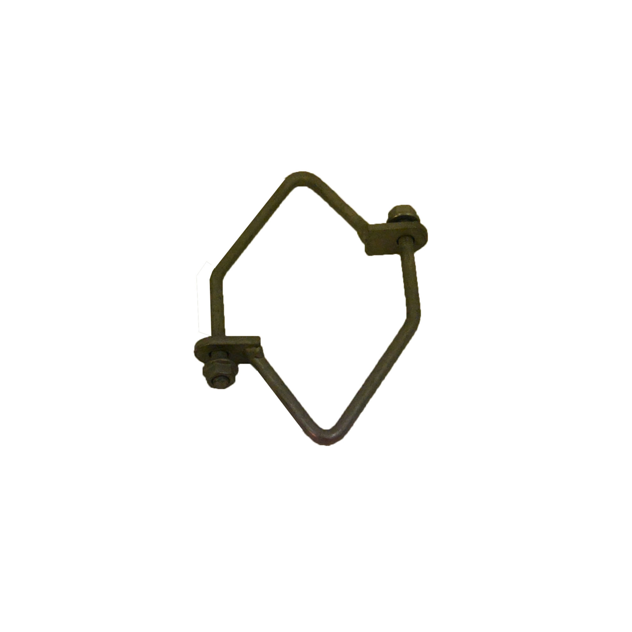 Gatunamnsklammer 90mm dubbel varmförzinkad