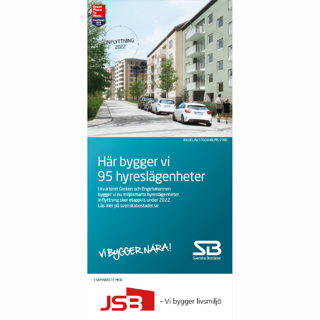 Byggskylt, arbetsplatsprofilering