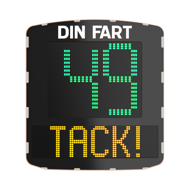 Evolis Vision hastighetspåminnande display