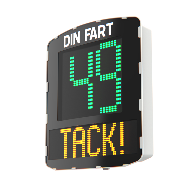 Evolis Vision hastighetspåminnande display