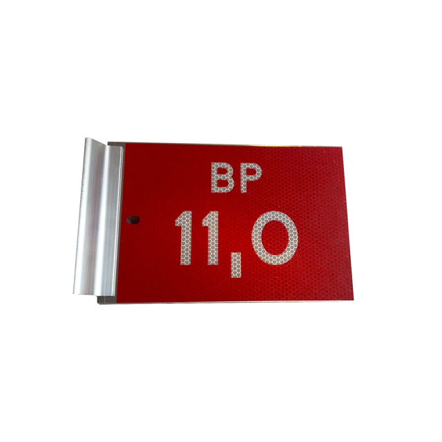 Brandpostskylt HR dubbelsidig längd 210mm