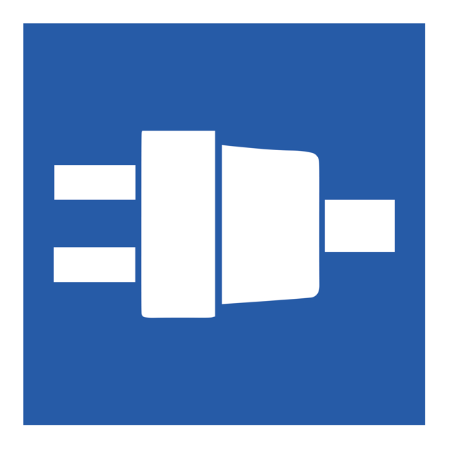 Eluttag för laddström