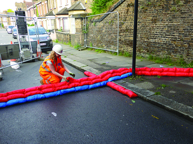 Översvämningsskydd HydroSnake 145x25cm