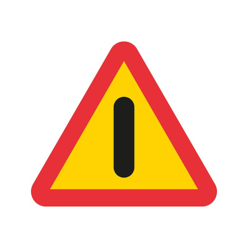 Varning A40 N FL HR plast inkl. variofäste Varning för annan fara