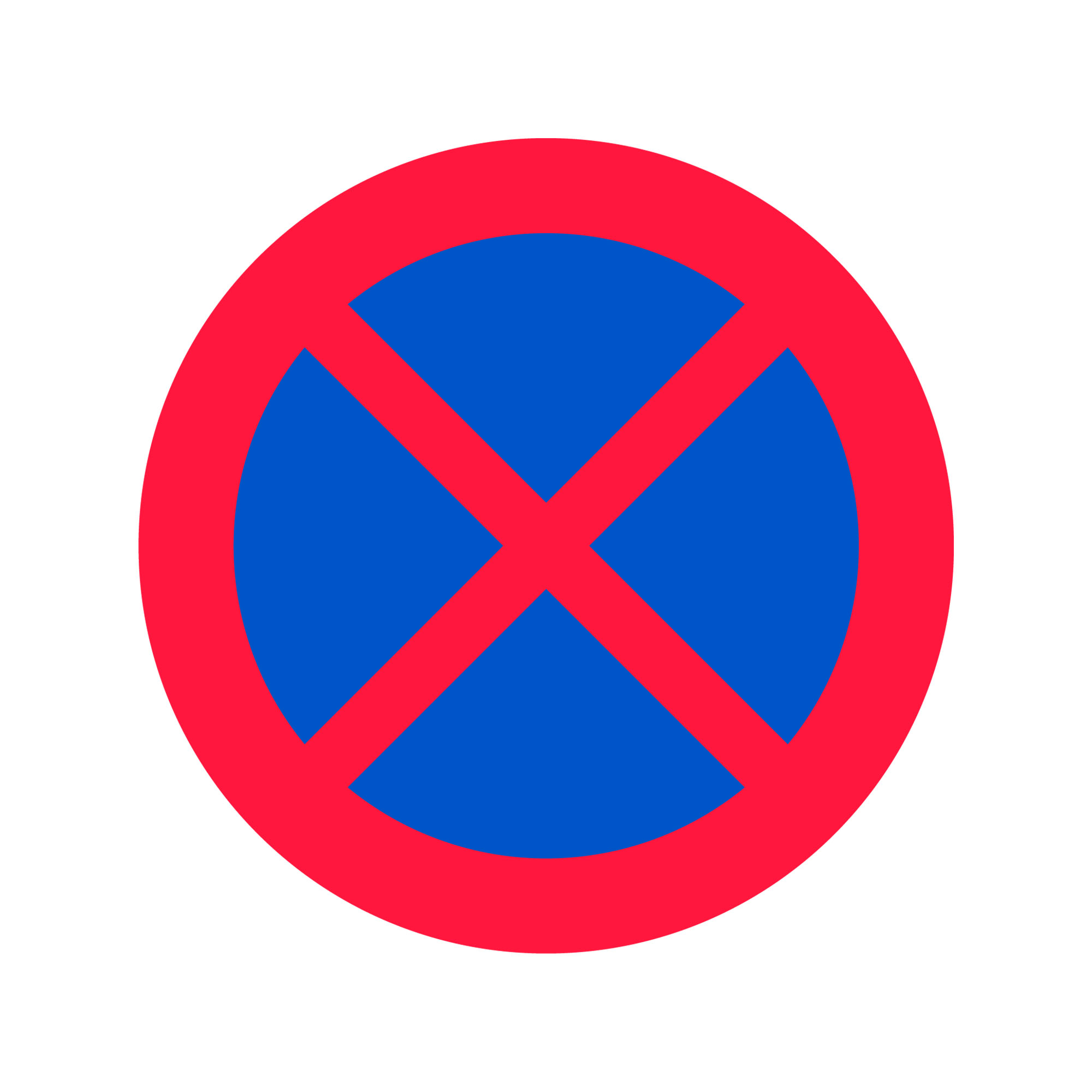 Förbud C39 Förbud mot att stanna och parkera fordon