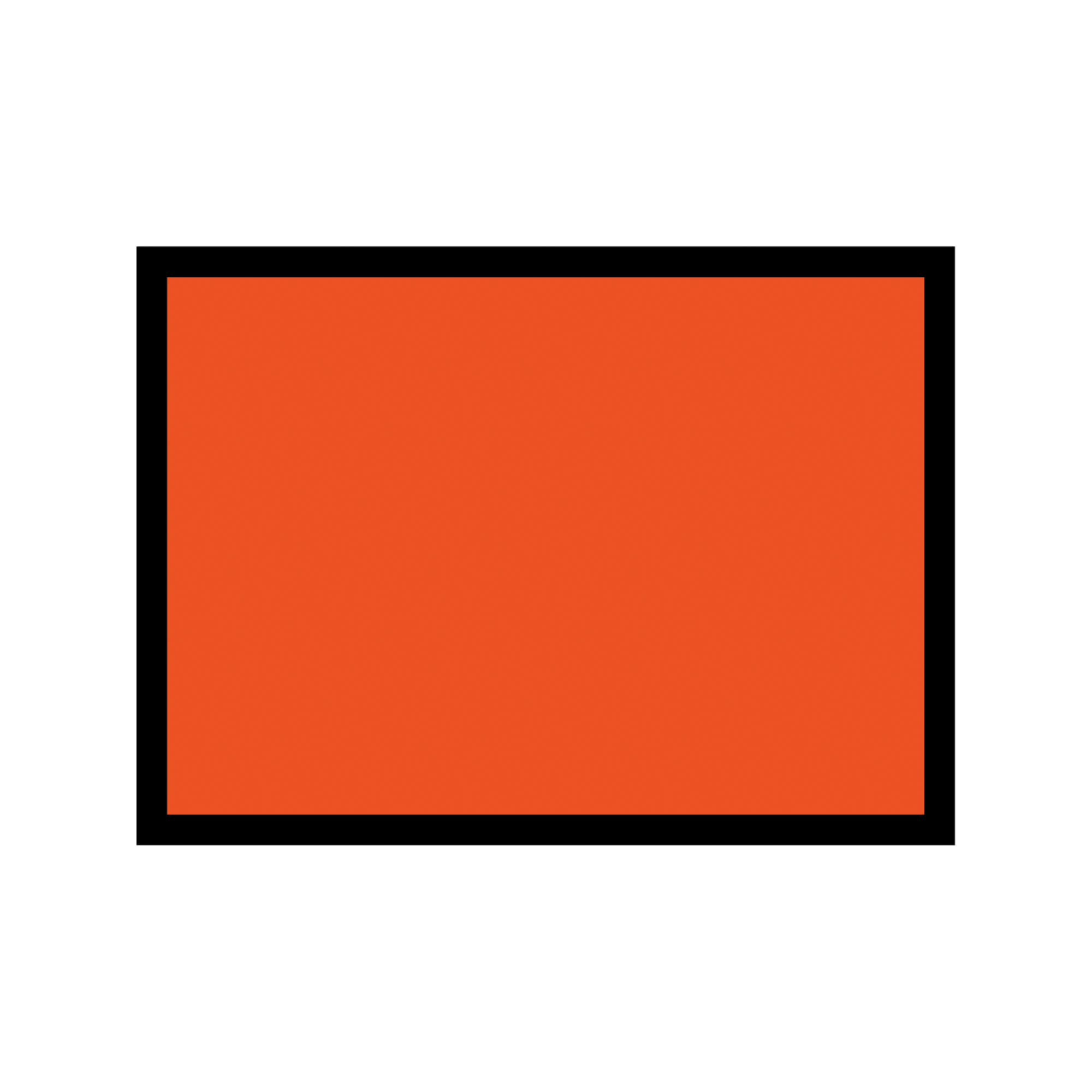 Skylt Farligt gods, orange 400x300mm