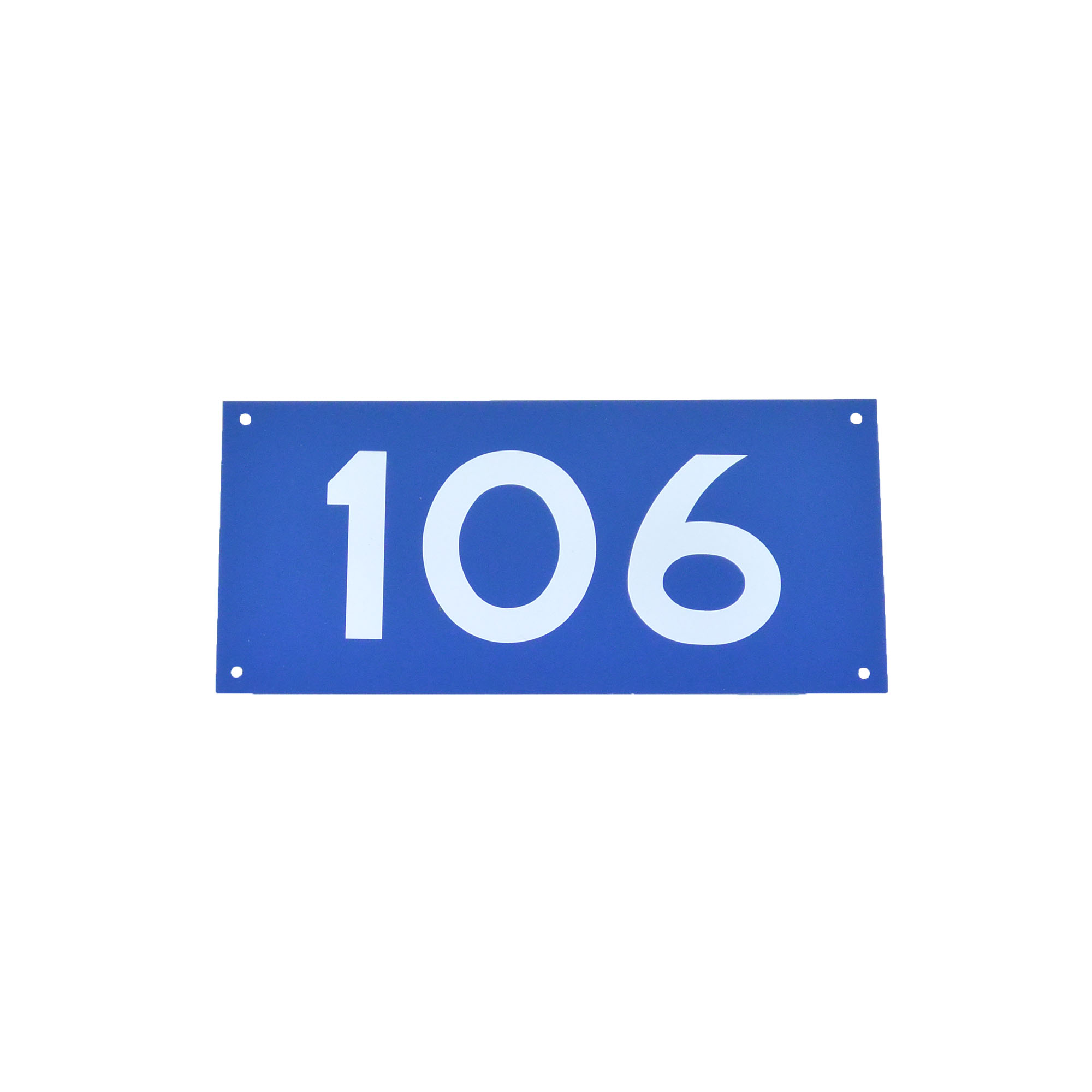 P-nummerskylt 3 siffror inklusive siffror 200x95mm