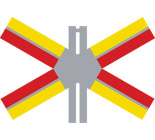 Varning A39-1 Kryssmärke