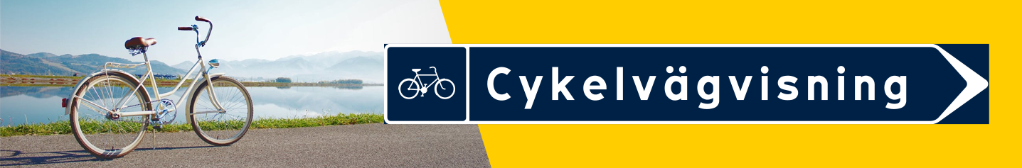 Cykelvägvisning Blinkfyrar