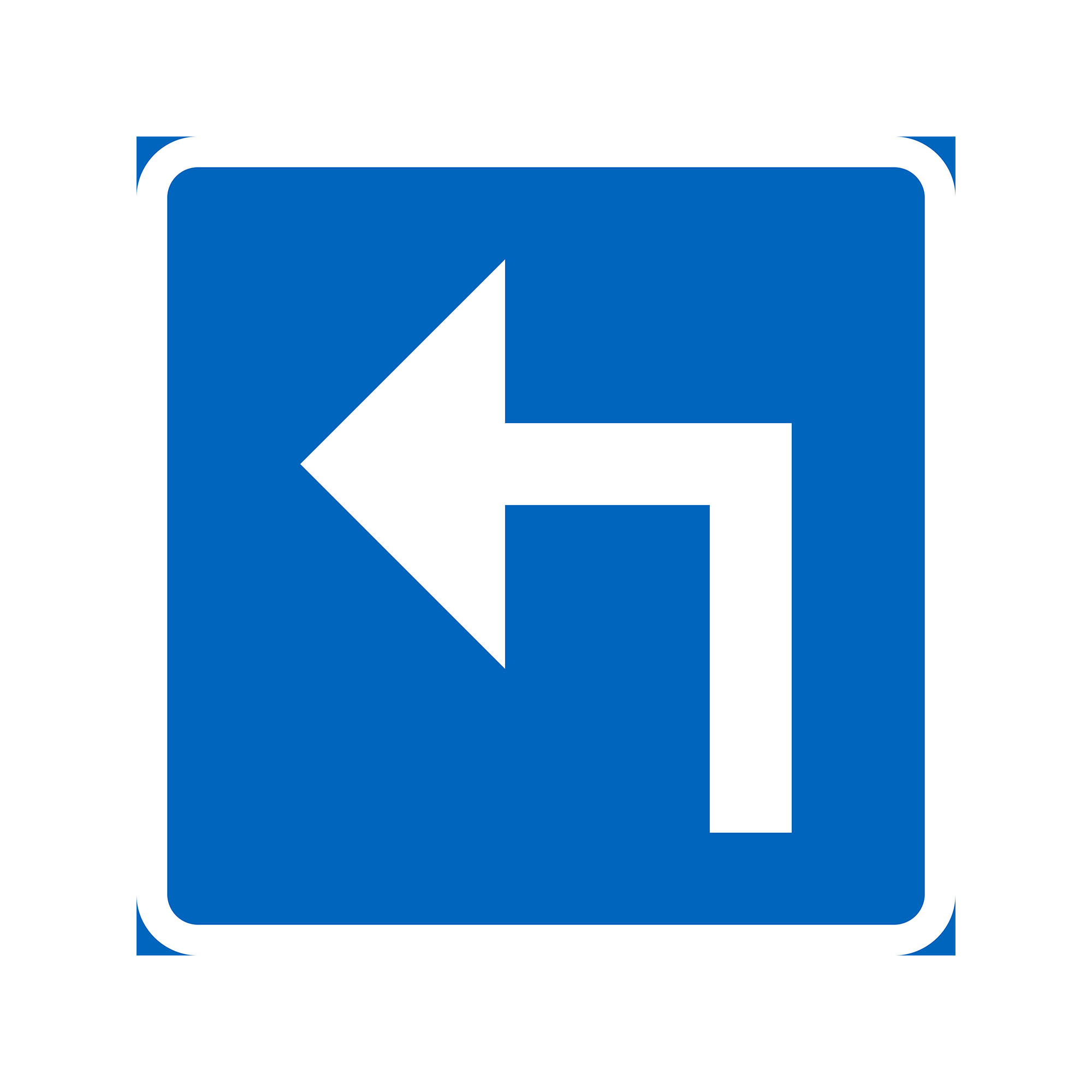 T Tavla T12 5 B V Nr Vanster 400x400mm Blinkfyrar Sveriges Storsta Tillverkare Av Vagmarke